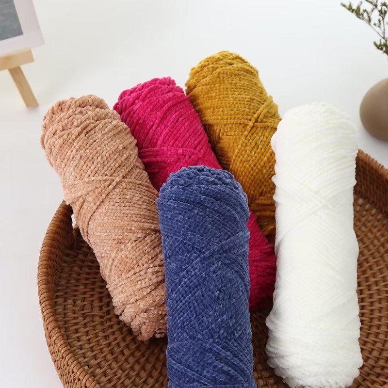 Flannel ball of yarn