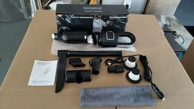 Tozsoranlar home use, handheld, high suction power - 3201-russian-custom-version-dual-use-model-black