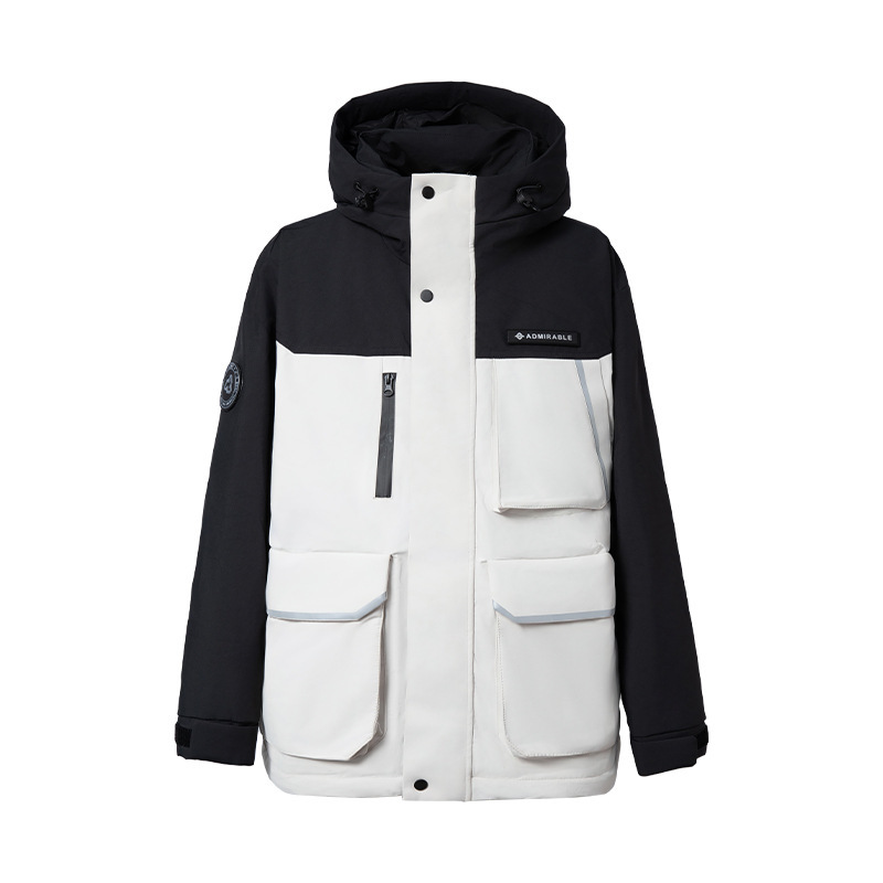 Yalida Factory In-Stock 90% Duck down Three-Proof Workwear down Jacket Winter Extended Warm Duck down Jacket Wholesale Group