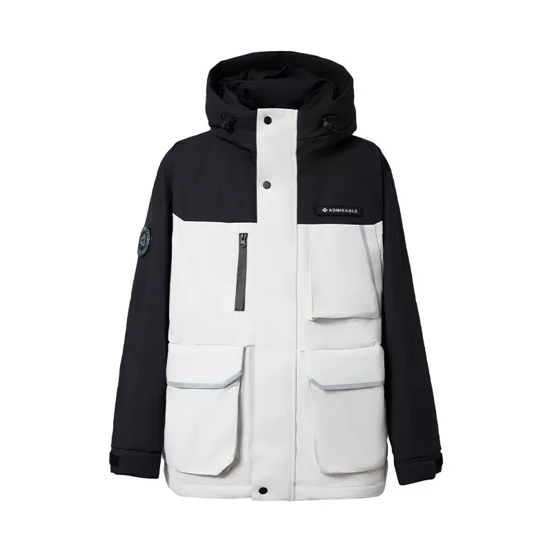 雅利达工厂现货90鸭三防工装羽绒服冬季加长保暖鸭绒服代发批发团