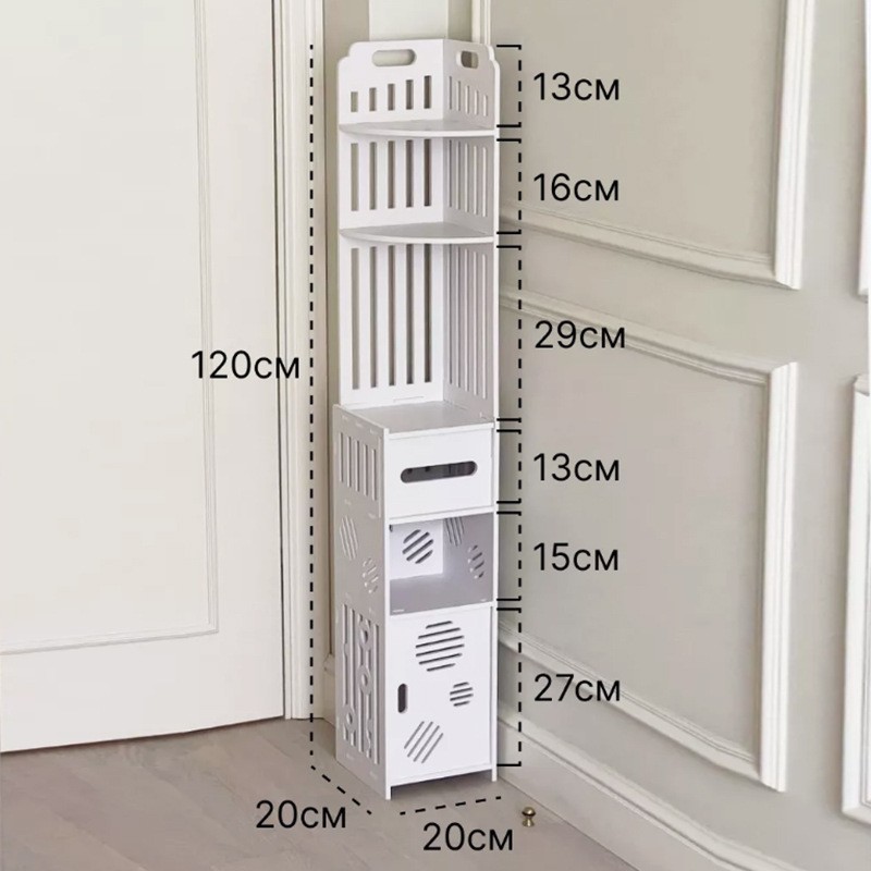Armario de inodoro hueco de baño gabinete de tejido antibacteriano gabinete de tejido hueco de inodoro gabinete de baño impermeable