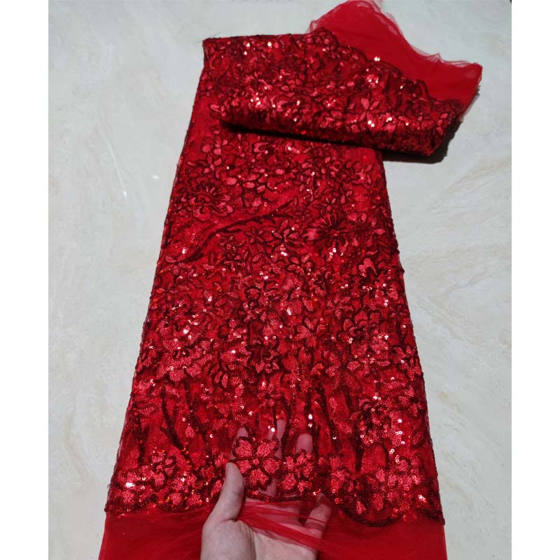 Malla lentejuelas bordado tela bordado flor vestido de novia falda encaje tela lentejuelas encaje JX1523