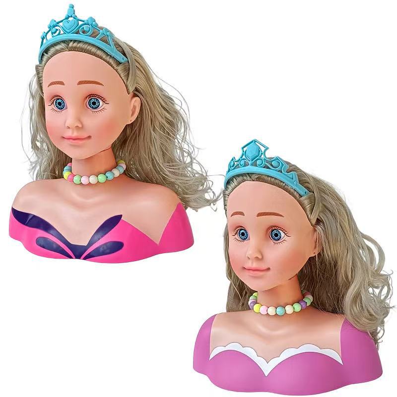 Modelo de media longitud muñeca juguete para niños secador de pelo traje de maquillaje trenzado de pelo cross-border play House Girl Doll