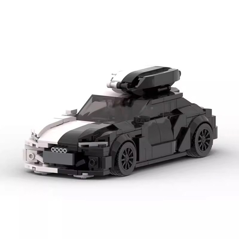 MOC汽车模型兼容乐高speed8格车奥迪RS6男孩拼装积木玩具跑车礼物