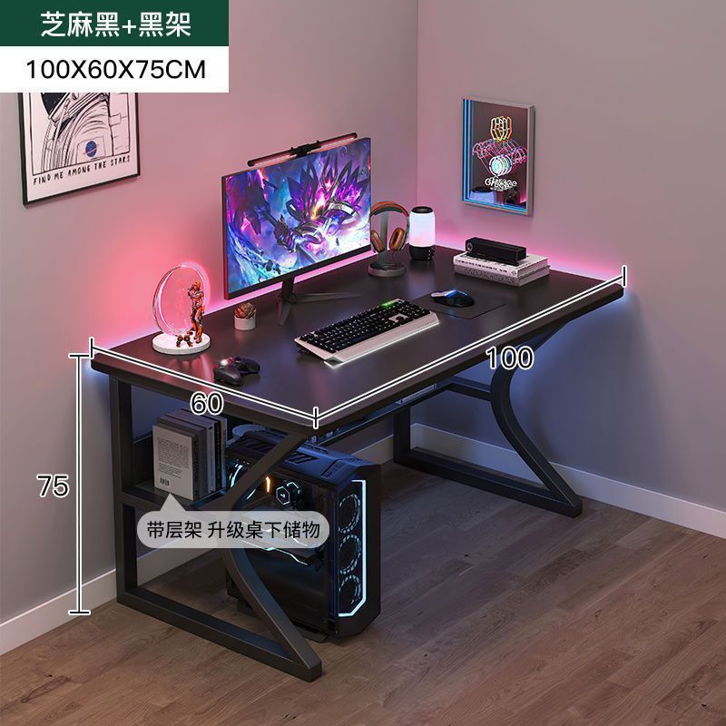 コンピュータデスクデスクトップ寝室ホームテーブルシンプルモダンオフィスデスクデスクと椅子セット小型シンプルなeスポーツテーブル|undefined