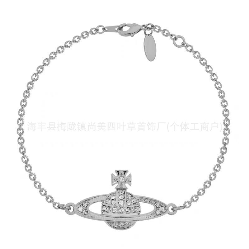 西太后高版本土星珍珠项链薇薇安经典款百搭满钻锁骨链女厂家直销|undefined