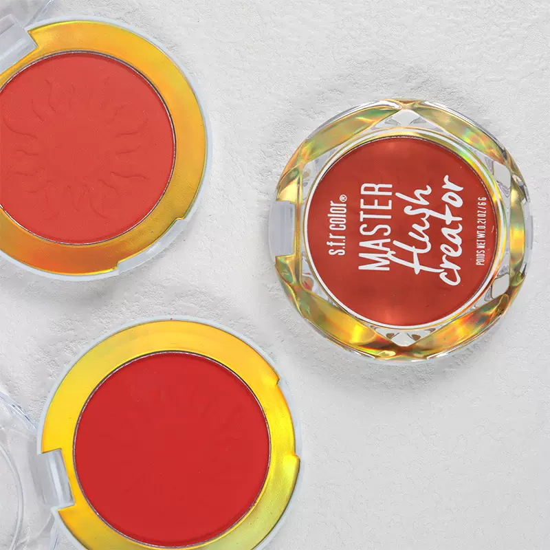 s.f.r color单色腮红4组色腮红膏裸妆自然立体学生彩妆胭脂修容