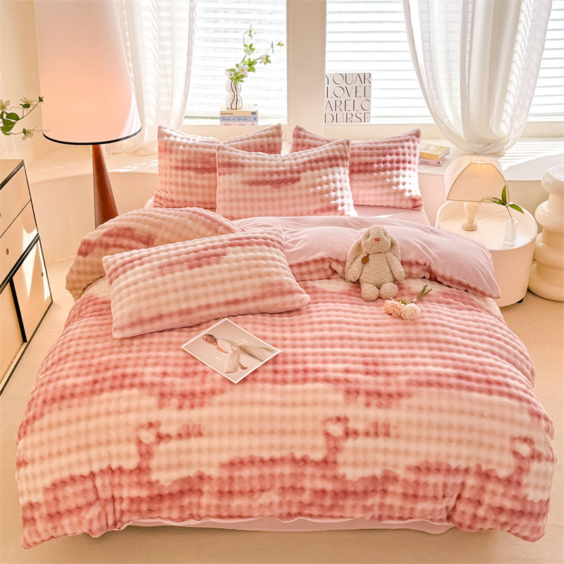 컬러풀한 버블-로즈 레드