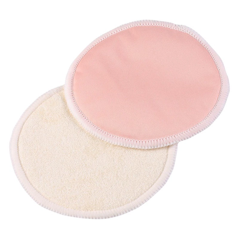 Противопереливная прокладка для груди Amazon из взрывоопасного бамбукового волокна Моющаяся прокладка для кормления грудью с защитой от проникновения для беременных с мешком для стирки Паста для груди с защитой от перелива