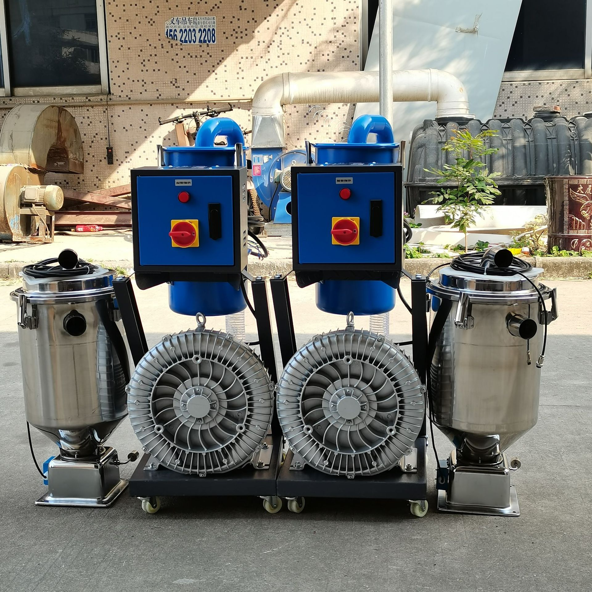 厂家直销900G吸料机全自动分离式真空吸料机大功率智能自动加料机