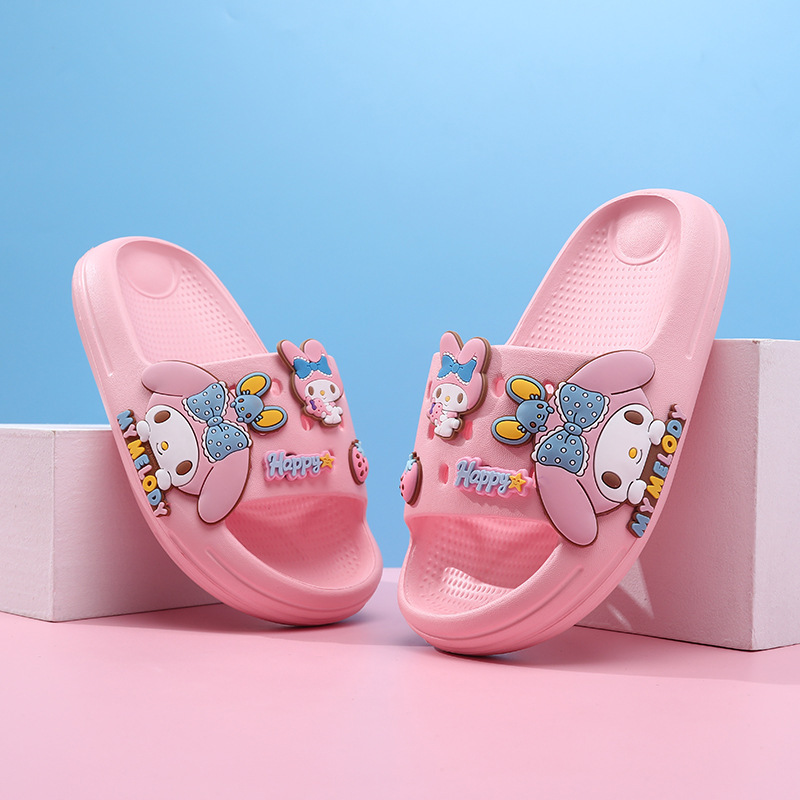 Children's Slippers Girls' Summer New Indoor Home Baby Girls' Non-Slip Soft Bottom Sandals