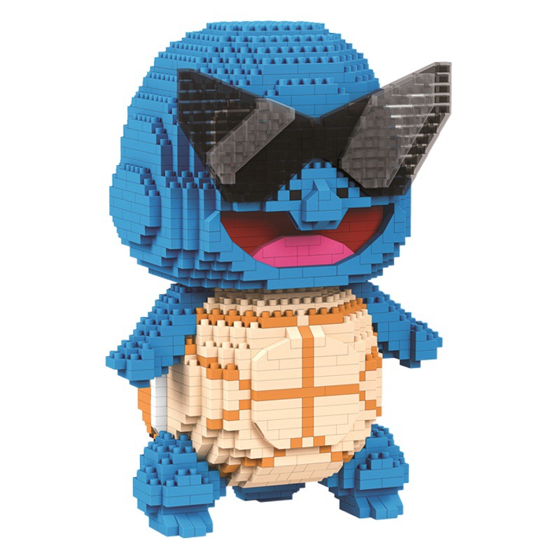 Lebaiyu 7081A miniatura pequeña partícula bloques de construcción de juguete micro partícula anime Montaje e inserción 7195A-7198A