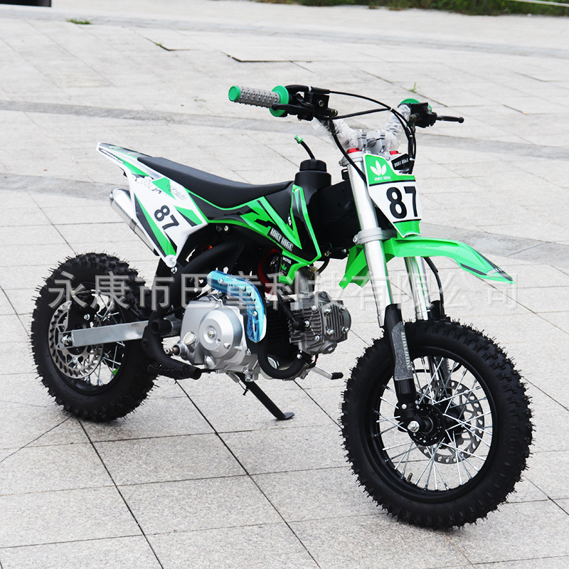 Foreign Trade Export Large Children's Version of Medium-Sized 125Cc Pure Gasoline Motorcycle Youth Two-Wheeled Motorcycle Mountain Off-Road Vehicle