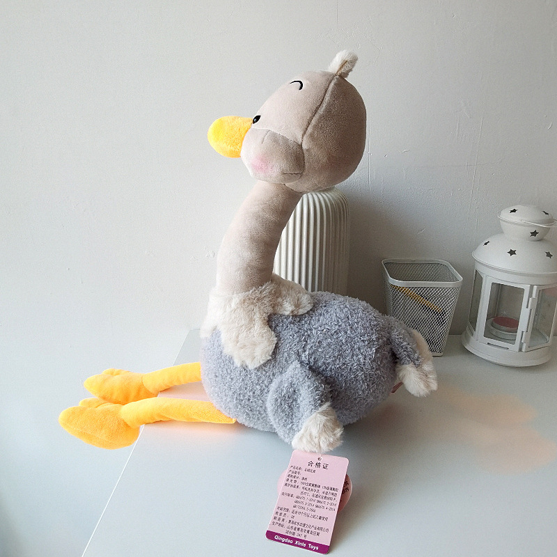 Lindo simulación avestruz juguete de peluche pájaro grande muñeca los niños ragdoll muñeca almohada regalo cumpleaños al por mayor
