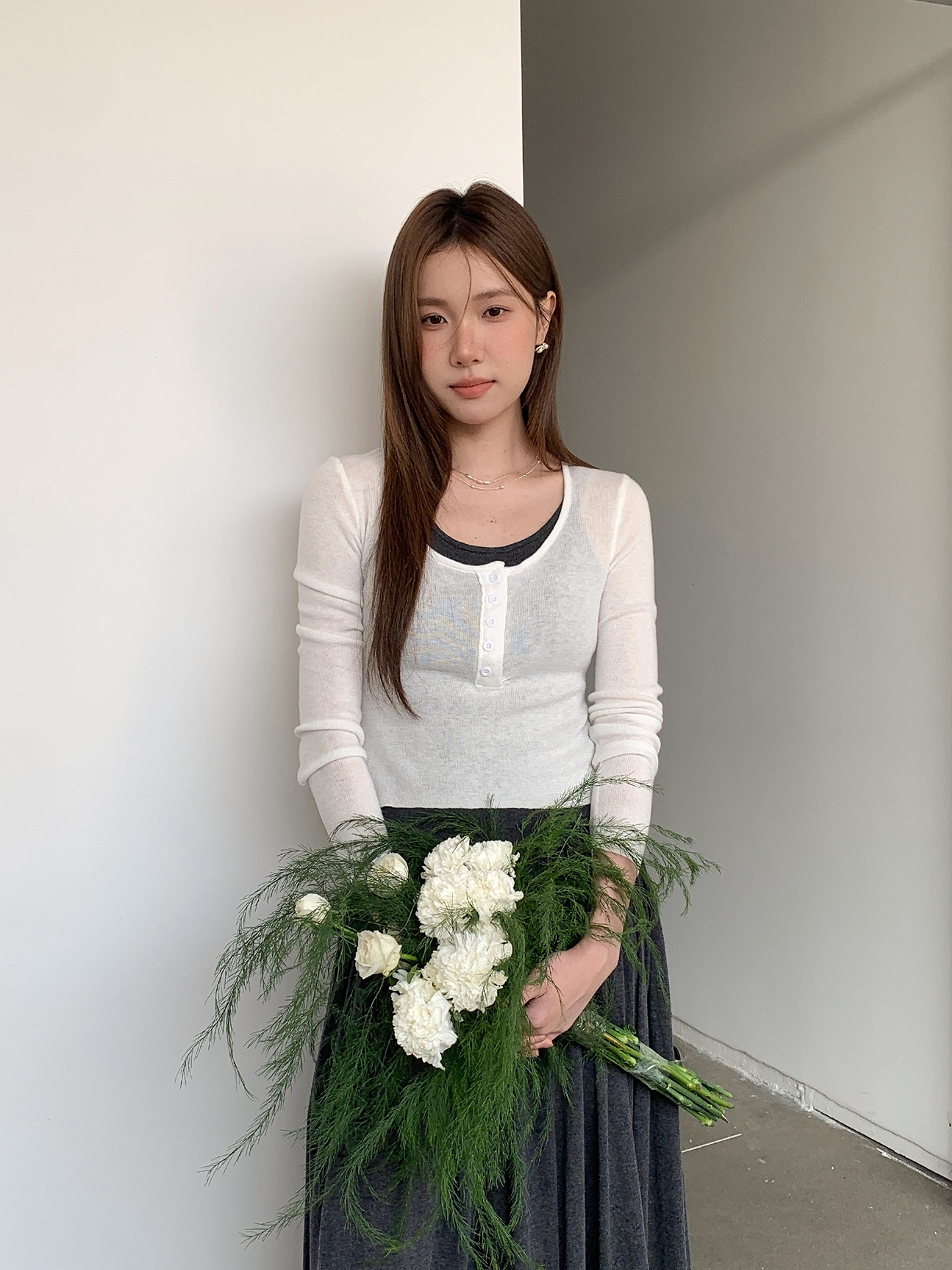 26ye 028m white fake two pieces