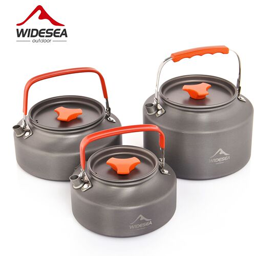 Widesea camping teapot 2L portable outdoor kettle picnic hiking camping camping leisure cooker