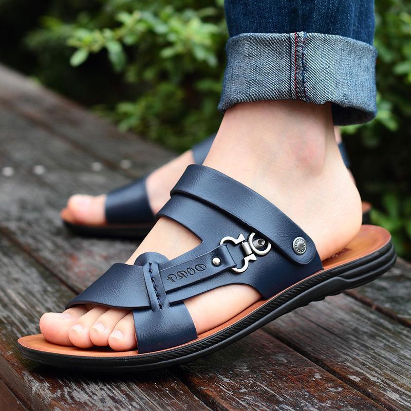 Summer men's non-slip sandals and slippe...