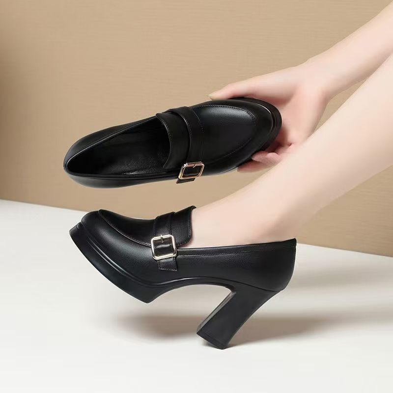 2026 primavera y verano super suave y profundo zapatos impermeables cheongsam zapatos de moda de color sólido zapatos de mujer de tacón alto