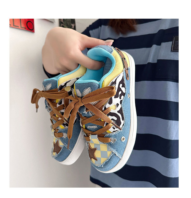 Skateboard skor canvas andningsbara amerikansk college stil_voghion.com