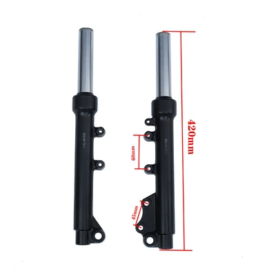 Motosiklet ləvazimatları və aksesuarları, Front Shock Fork Front Axle - harley-front-reduction-total-length-420-black-hole-spacing-45