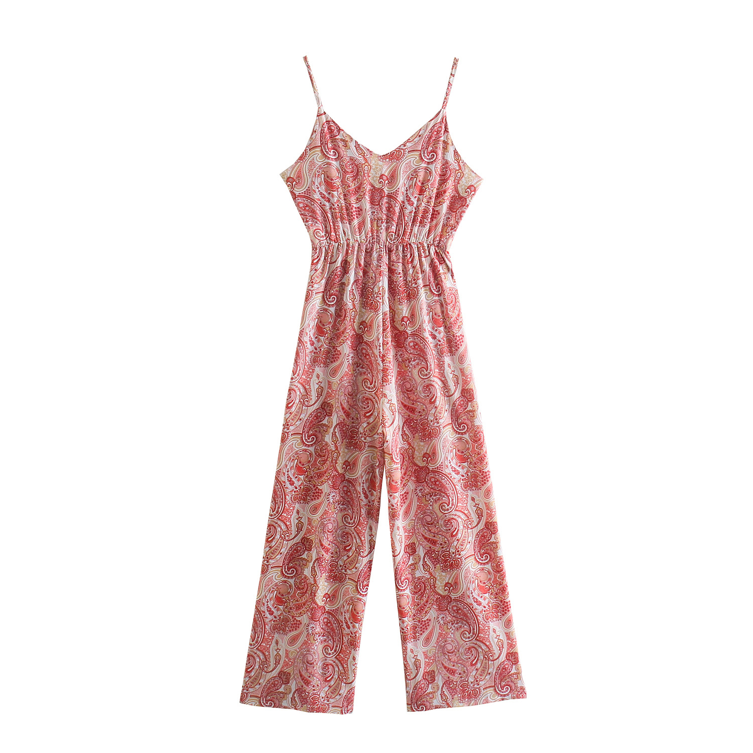 Cashew Flower Sling Jumpsuit NSLQS101347