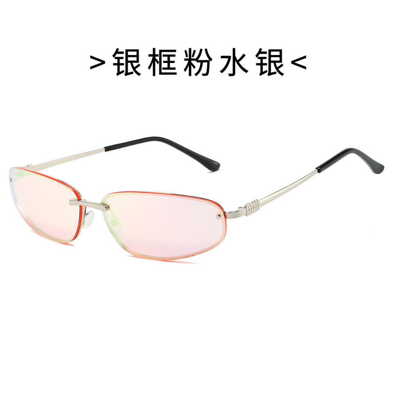 欧美复古y2k千禧风墨镜女款显脸小凹造型拍照小众太阳眼镜高级感|undefined