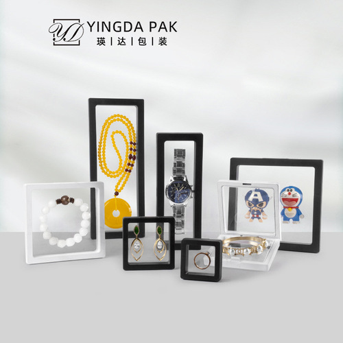 PE film suspension box transparent jewelry box necklace display box jewelry storage box jewelry box wearing armor wholesale