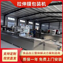 茶蛋拉伸膜真空包装机盐焗蛋封口机全自动大型商用定制产线匹配