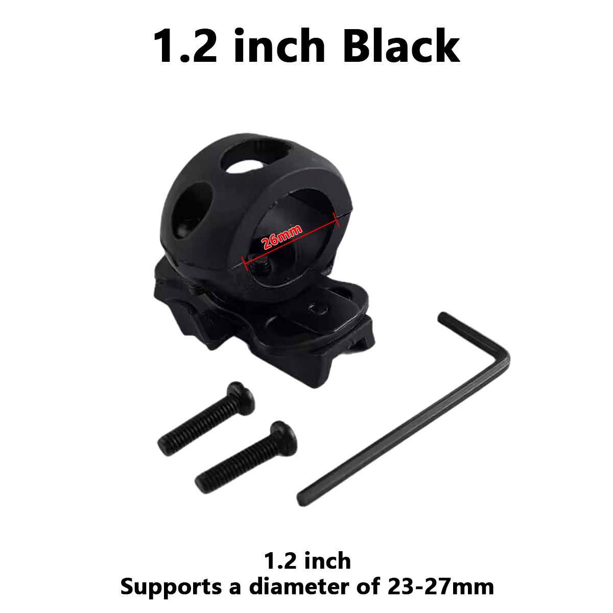 1.2inch 블랙 클립