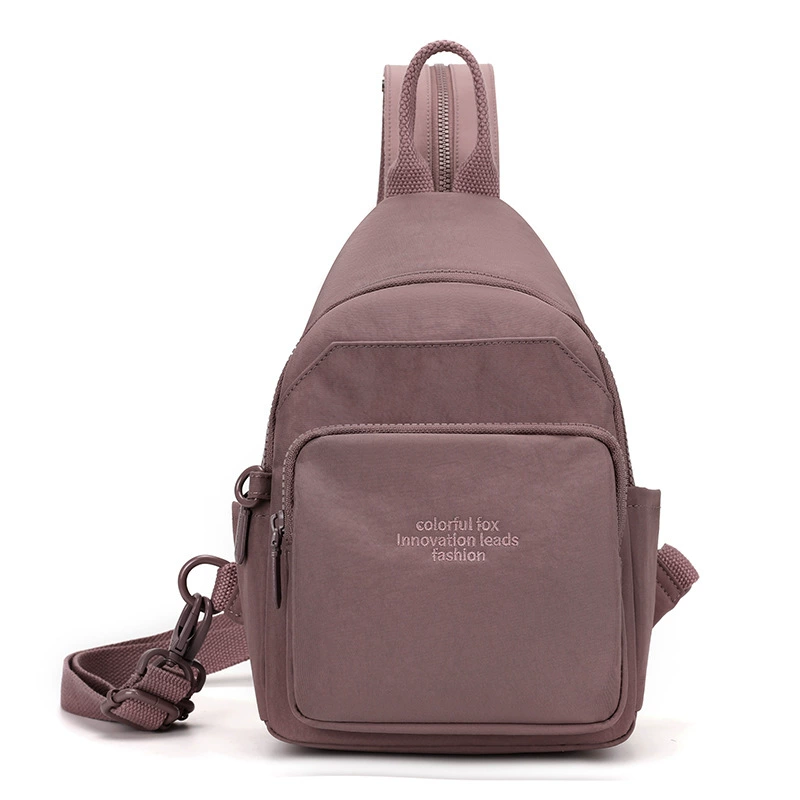 Colorful Fox Universal nylon one-shoulder bag for leisure, backpack