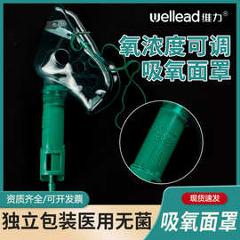 维力医用吸氧面罩文丘里面罩可调氧度浓度型吸氧面罩成人吸氧面罩