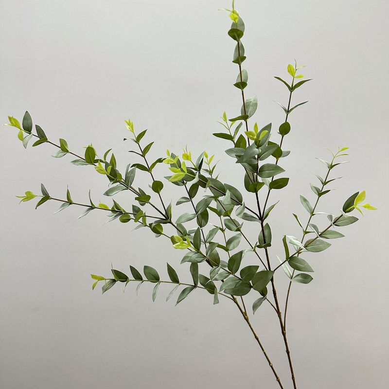 Artificial eucalyptus money leaf green plant for high-end micro-landscape decoration, artificial plant for floral arrangements and green foliage materials Artificial eucalyptus money leaf green plant for high-end micro-landscape decoration, artificial plant for floral arrangements and green foliage materials