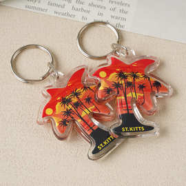 亚克力挂件异形钥匙扣批量定 制可爱人物宠物包包情侣款小挂件