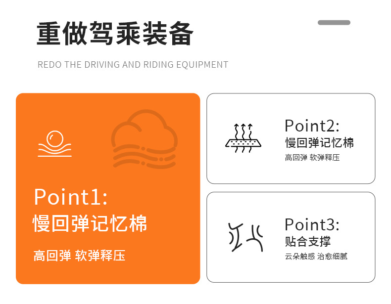 Xiaopeng headrest m03/p7/g6/mona03/p7+/g7 car neck pillow, driving cushion, car pillow