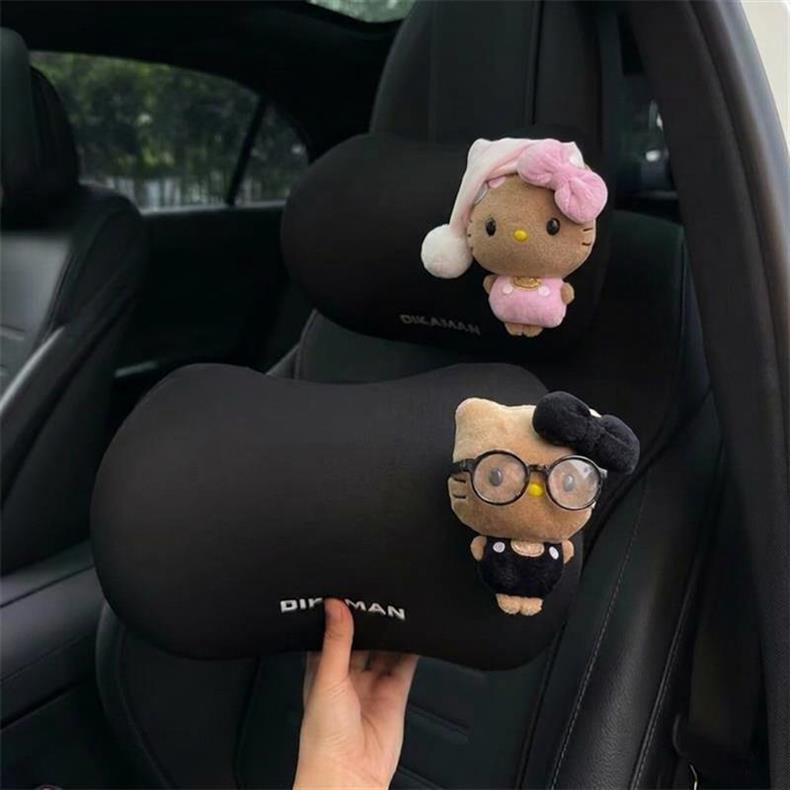2026 New Model Car Headrest Memory Foam Car Seat Neck Pillow Cute Car Neck Support Pillow
