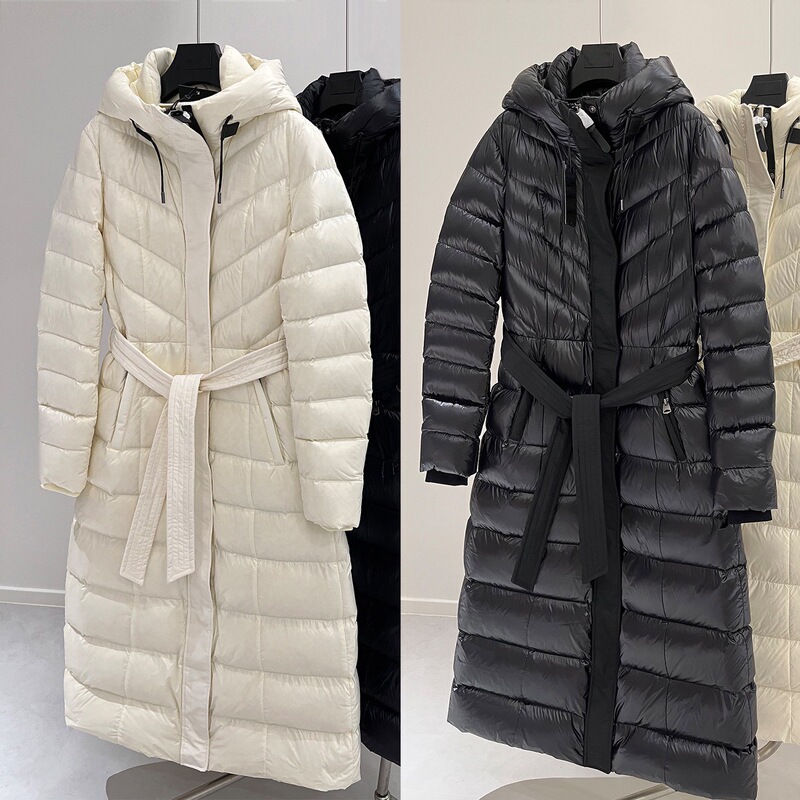 Goose Down】Walking Goose down Coat~Mk's Same Classic Over-The-Knee Long Style Warm Slim-Fit down Jacket Goose Down】Walking Goose down Coat~Mk's Same Classic Over-The-Knee Long Style Warm Slim-Fit down Jacket
