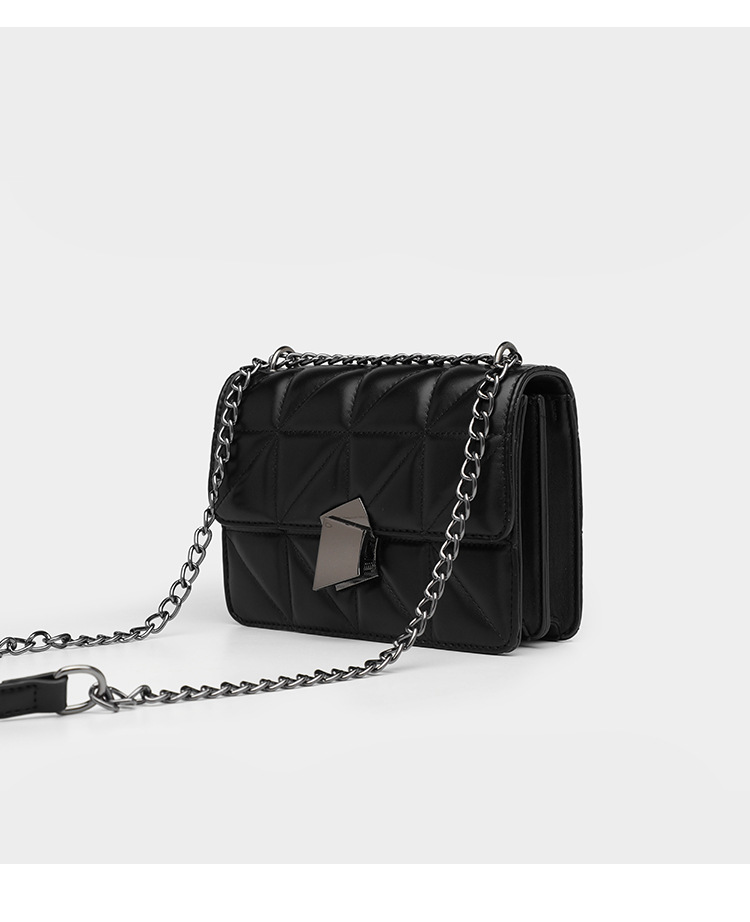 Damen echte Kette Tasche Damen Mode Schulter Messenger Bag Mini Tasche_voghion.com