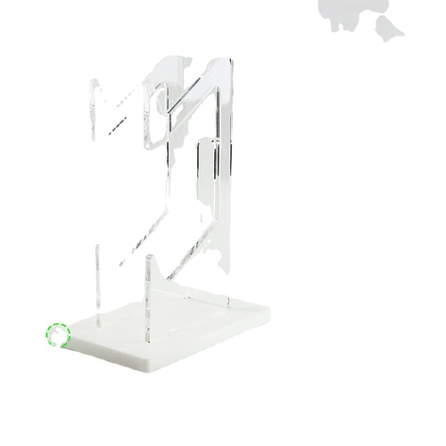 Factory made acrylic game controller display stand PS4 wireless display stand transparent blue desktop display stand