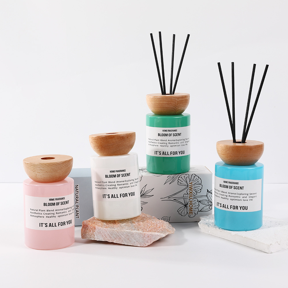 Aceite esencial de aroma sin fuego al por mayor para el hogar de alta calidad hotel decoración de baño interior aroma aire fresco transfronterizo