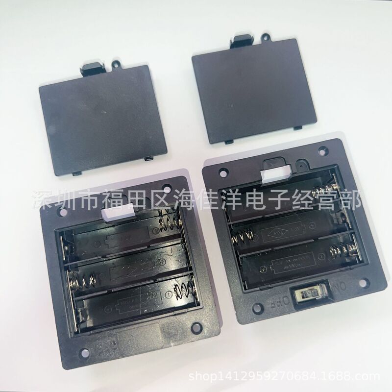 Embedded 5-Type 3-Cell Battery Box with Cover and Switch, 5-Type 3-Cell Battery Box with Cover and Switch 4.5V Aa*3 Embedded 5-Type 3-Cell Battery Box with Cover and Switch, 5-Type 3-Cell Battery Box with Cover and Switch 4.5V Aa*3