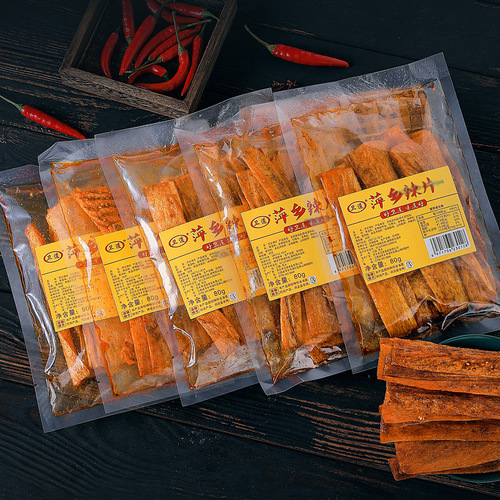 Wèidào Pingxiang Hot Chopped Peanuts Bagged Jiangxi Doupi Mala 8090 Nostalgic Snack Wholesale Distribution Hand-Torn Hot Strips
