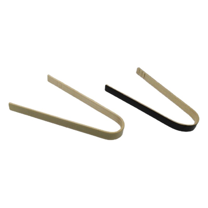 Venta caliente en stock clip de bambú verde taza de agua barbacoa clip de hielo clip de barbacoa antideslizante clip de barbacoa al por mayor clip de bambú clip de alimentos