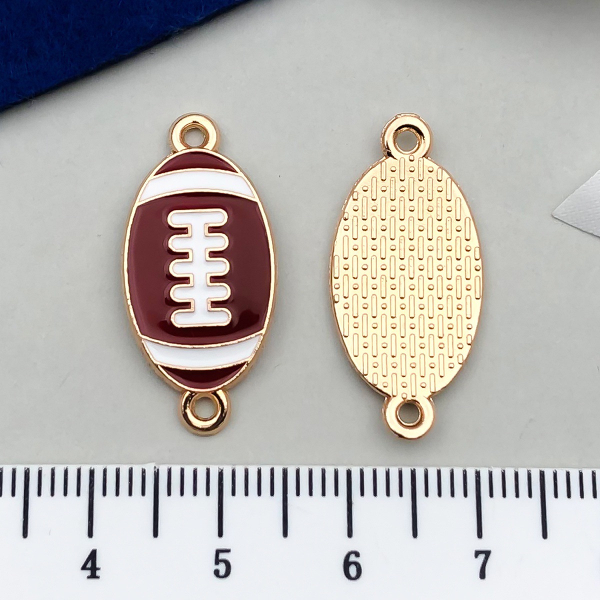 1 brown rugby 26x12mm-1.4g-21732