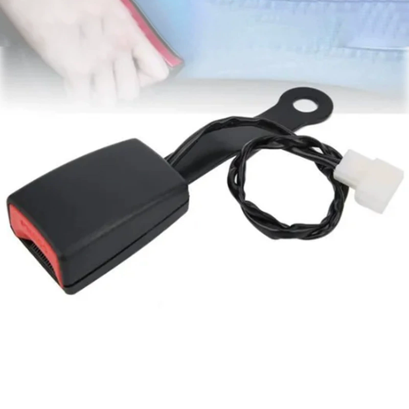 Оптовый разъем для ремня безопасности автомобиля с сигнальным звуковым оповещением, базой и проводом, нормально закрытый штекер