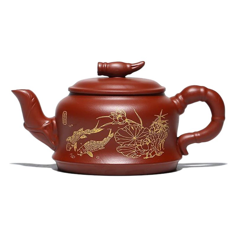 Фиолетовый песочный горшок оптом с Фабрики Напрямую Лотос лет больше, чем кунг-фу чайник чайный сервиз Золотая Руда Dahongpao горшок большой горшок