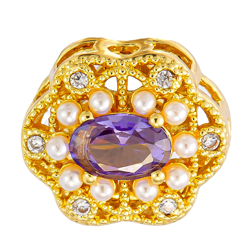 Colgante de cobre micro incrustado Gufasha oro goteo de aceite perlas de transferencia DiDi con perlas de acessorios de perlas huecas fábrica de perlas al por mayor