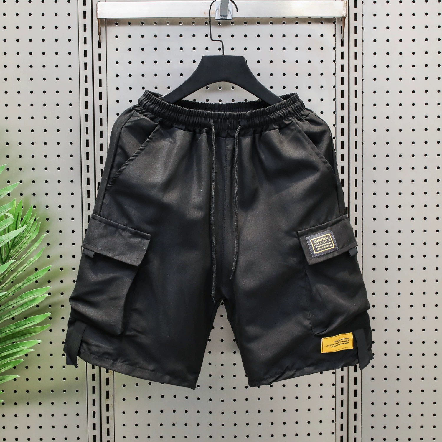 Мужские летние тонкие шорты-карго, модные модные стильные свободные повседневные шорты до колена с несколькими карманами больших размеров