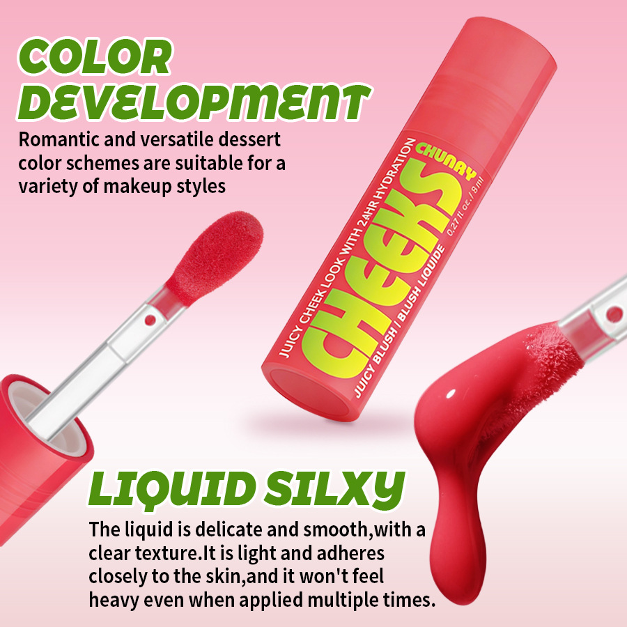 PAGE VINE multifuncional lips and cheeks blush líquido hidratante natural blush