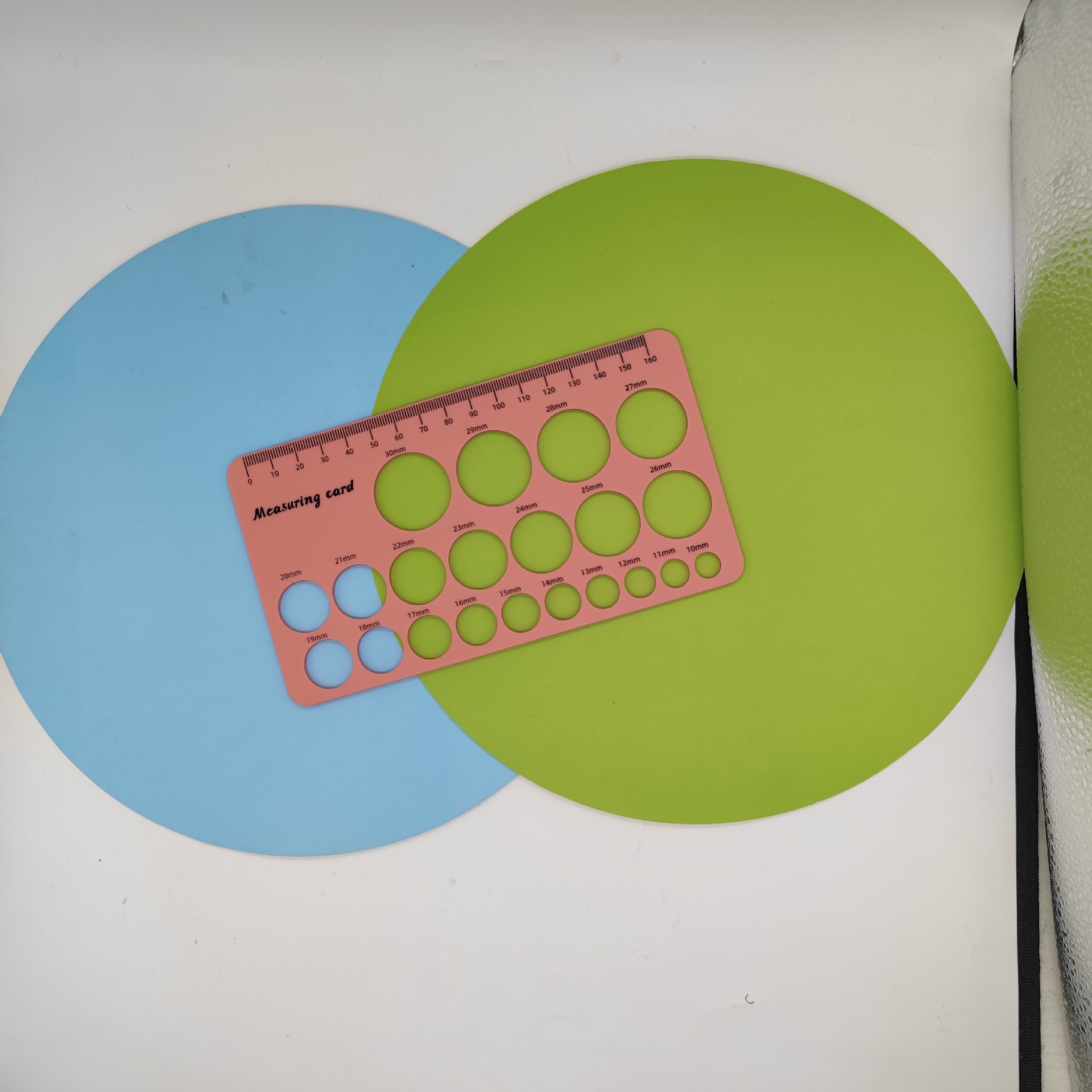 핑크색 단면 인쇄(천 자 없이 알몸)