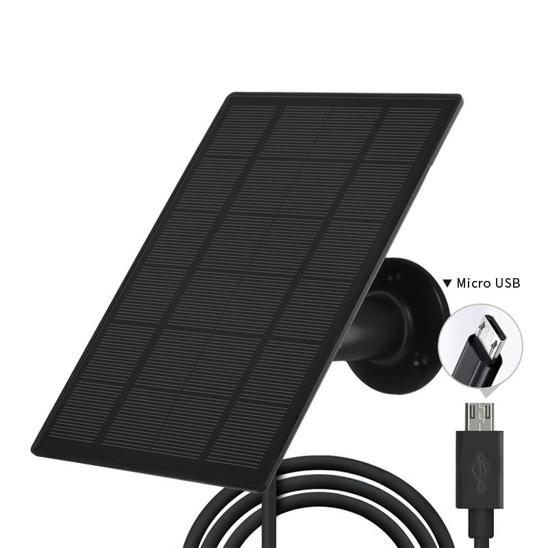 Солнечная панель Shuoror черная Micro USB